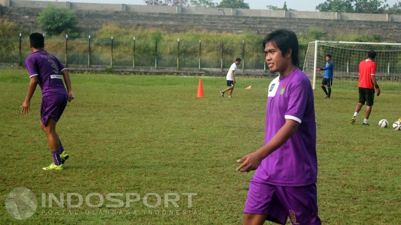 Pemain anyar Persita, Egi Melgiansyah sudah ikut bergabung bersama tim Copyright: © Jerry/Indosport